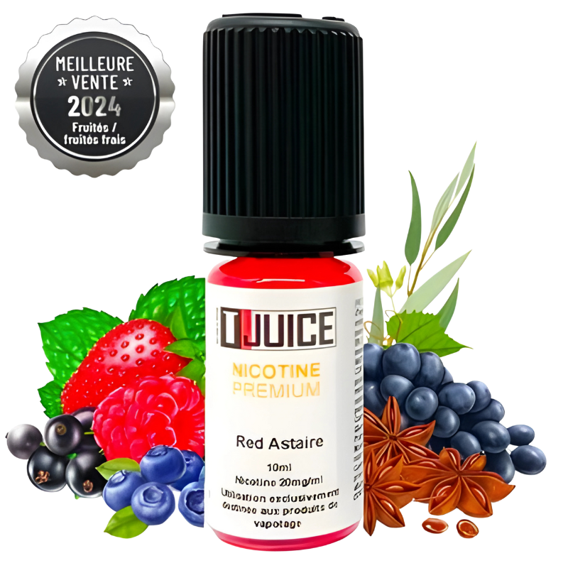 Red Astaire sels de nicotine T-Juice 10ml