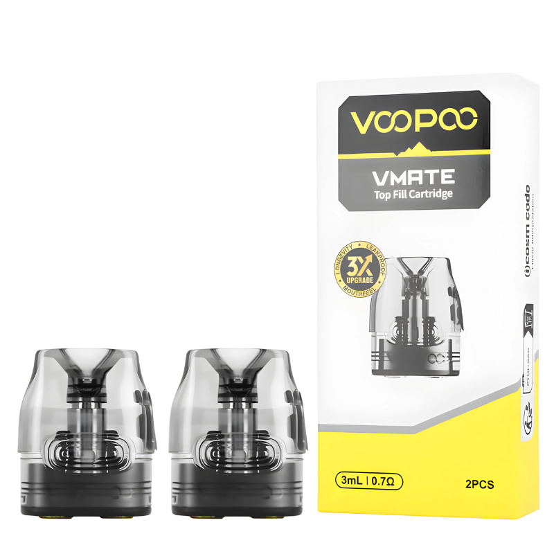 Cartouche Voopoo Vmate Top Fill 3 ml (x2)