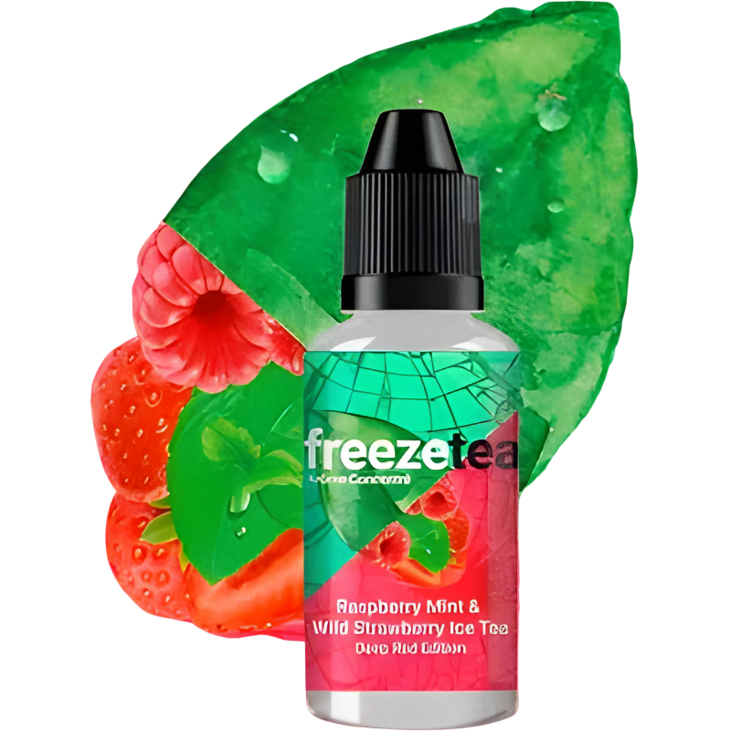 Concentré Raspberry Mint & Wild Strawberry Ice Tea Freeze Tea 30 ml