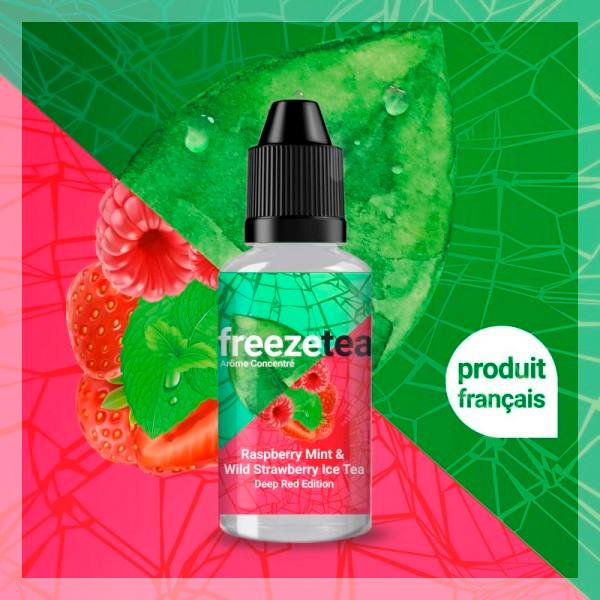 Concentré Raspberry Mint & Wild Strawberry Ice Tea Freeze Tea 30 ml