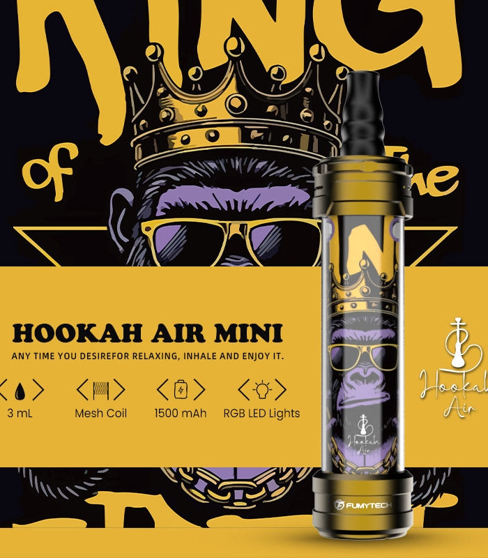 E-Chicha Portable Hookah Air Mini MTL/RDL 1500mAh Limited Edition - Fumytech