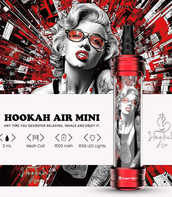 E-Chicha Portable Hookah Air Mini MTL/RDL 1500mAh Limited Edition - Fumytech