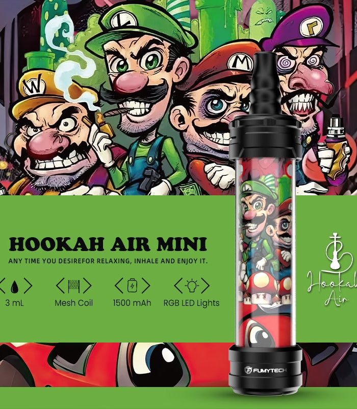 E-Chicha Portable Hookah Air Mini MTL/RDL 1500mAh Limited Edition - Fumytech