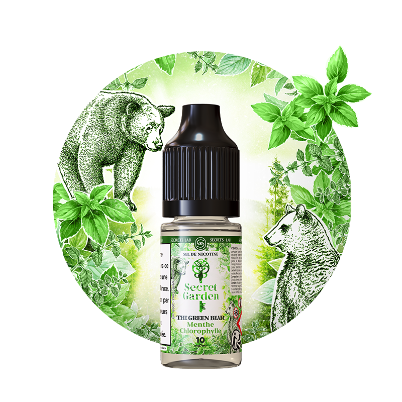 The Green Bear Salt 10ml Secret Garden